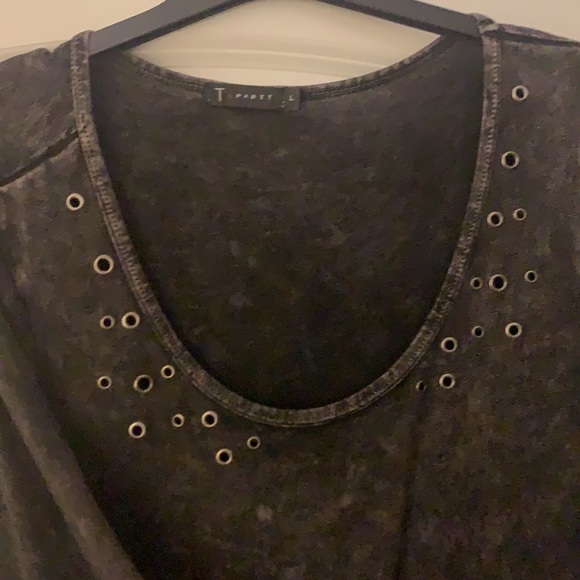 T party dress with rivets and fringe ooh la la so sassy ! - Picture 5 of 6